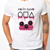 Мъжка тениска Squid game, снимка 1 - Тениски - 34422904