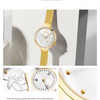 Дамски часовник NAVIFORCE Feminino Yellow/Gold 5001L GWY. , снимка 11 - Дамски - 34751955