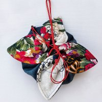 Цветна градина -- торбички "Лотос" с ароматизиращи сашета, снимка 1 - Декорация за дома - 40079230