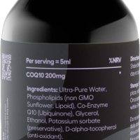 lipolife liposomal липозомален коензим Q10 (убихинон) LLQ1 - 240 мл/48 порции, снимка 3 - Хранителни добавки - 44797894