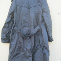 Офицерски шлифер от естествена кожа, снимка 3 - Антикварни и старинни предмети - 44935578