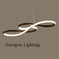 Луксозна LED лампа висок клас висяща димируема три цвята арфа, снимка 9 - Лампи за таван - 41647368