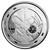 1 oz Сребро Извънземно 2022 ГАНА, снимка 1 - Нумизматика и бонистика - 40706073