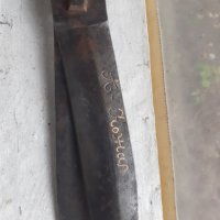 Стара кована възрожденска ножица със златни набивки, снимка 4 - Антикварни и старинни предмети - 41267818