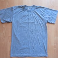 Памучна мъжка сива тениска Борти размер L и 2XL, снимка 1 - Тениски - 41832780