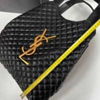 Луксозна Черна чанта/ реплика  YSL  VJ100, снимка 4 - Чанти - 40525508