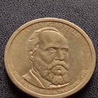 Възпоменателна монета JAMES GARFIELD 20 президент на САЩ 1881г. за КОЛЕКЦИЯ 38044, снимка 2 - Нумизматика и бонистика - 40764027