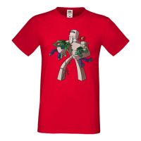 Мъжка тениска Iron Golem,Minecraft,Игра,Забавление,подарък,Изненада,Рожден Ден., снимка 16 - Тениски - 36494941