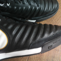 NIKE TIEMPO X Leather Football Boots Размер EUR 38,5 / UK 5,5 за футбол естествена кожа 93-14-S, снимка 4 - Детски маратонки - 44516236