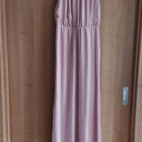 H&M - дълга розова рокля, снимка 5 - Рокли - 41669293