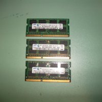 72.Ram за лаптоп DDR3 1333 MHz,PC3-10600,2Gb,Samsung.Кит 3 Броя, снимка 1 - RAM памет - 41830065