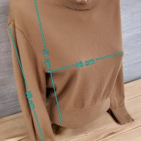 Pinko дамски пуловер от камилска вълна, С/М, снимка 7 - Блузи с дълъг ръкав и пуловери - 41912308