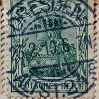 Пощенска марка, Германия, 1916 г., снимка 1 - Филателия - 44569108