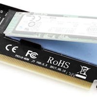 JEYI Cool Swift NVME M.2 X16 PCI-E прахоустойчива Riser карта 2280, снимка 4 - Друга електроника - 41464292