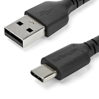 USB кабел Type C към Type A, копринена оплетка, 1м, снимка 3 - Други - 44808720