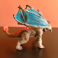 Колекционерска фигурка Schleich Dragon Battering Ram Дракон таран 70511 2014г, снимка 3 - Колекции - 44820356