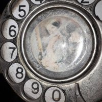 Ретро  бронзов  телефон N.E.C, снимка 9 - Антикварни и старинни предмети - 41649544