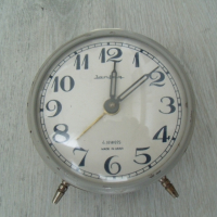 № 7426 стар настолен часовник / будилник  -  Jantar  , снимка 2 - Други ценни предмети - 44595493
