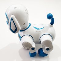 Куче Робот На Батерии Smart Playmate Кученце Светлини Музика Звук 20cm, снимка 2 - Музикални играчки - 39947786