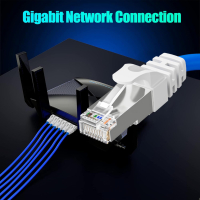 Ethernet кабел 40 метра, Cat 6 FTP екраниран мрежов кабел, съвместим с Cat5/Cat5e, снимка 8 - Кабели и адаптери - 44763454