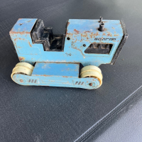 Ретро метална играчка трактор, снимка 3 - Колекции - 44759277