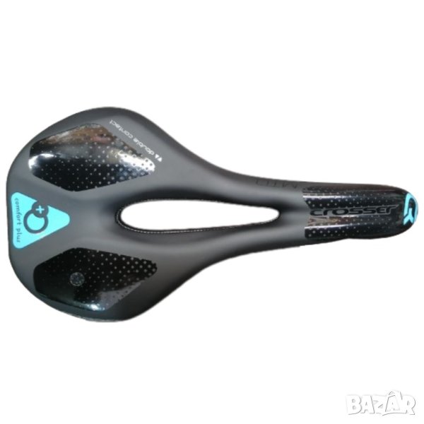 CROSSER 3736MF Ергономична Седалка За Велосипед С Омекотяване От Мемори Пяна За Дълготраен Комфорт, снимка 1