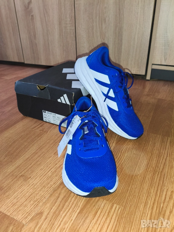 Дамски маратонки Adidas Galaxy 7M, Нови, Син, 40 2/3, снимка 1