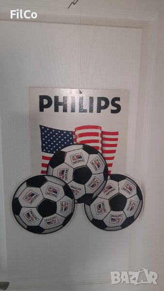 Рекламна материли за World Cup 1990 , 1994 / спонсор PHILIPS+Световно първенство Германия 2006 г на , снимка 1