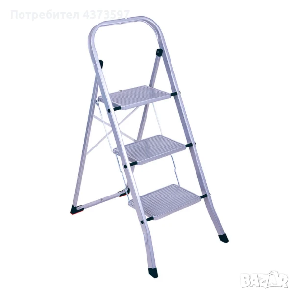 Метална стълба Dominico DM-332 30x20cm, 3 стъпала, снимка 1
