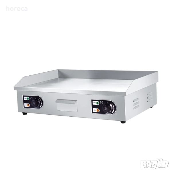 ПРОМОЦИЯ -10% Скара с гладка плоча 73 см от неръждаема стомана, снимка 1