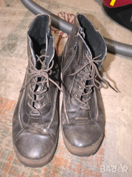 мъжки боти естествена кожа номер 45, снимка 1