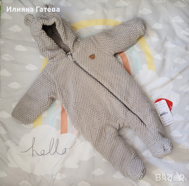 Нов Bebetto зимен ескимос космонавт 3-6 месеца, снимка 1