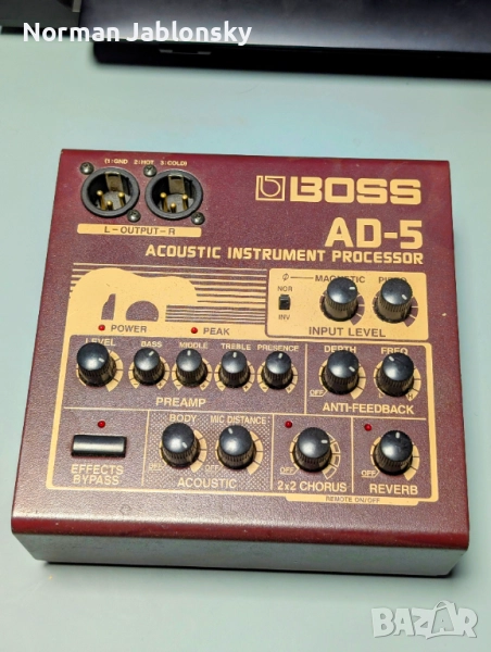 Boss AD-5 Acoustic Instrument Processor, снимка 1