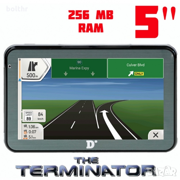 GPS НАВИГАЦИЯ DINIWID N5 TERMINATOR, снимка 1