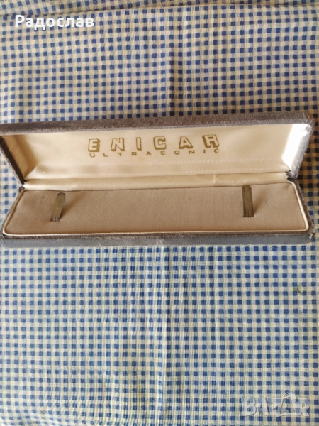 стара кутия за часовник ENICAR, снимка 1