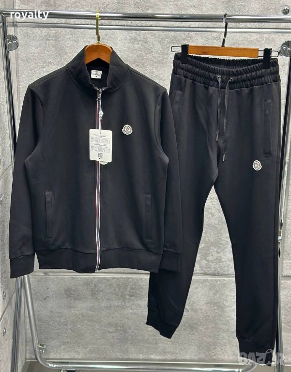 Moncler Черен Мъжки Екип Монклер С-ХХЛ Размер , снимка 1
