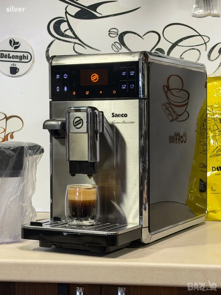 Кафемашина кафе автомат Saeco GranBarista с гаранция, снимка 1