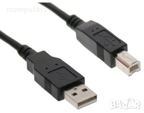 Кабел за принтер USB M-USB Type-B   5m, снимка 1