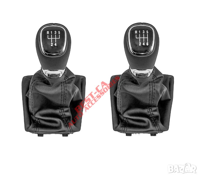 Топка скоростен лост с маншон за Шкода Октавия 3 Skoda Octavia 3 Mk3 (5E) 2012-2019 5 и 6 скорости, снимка 1