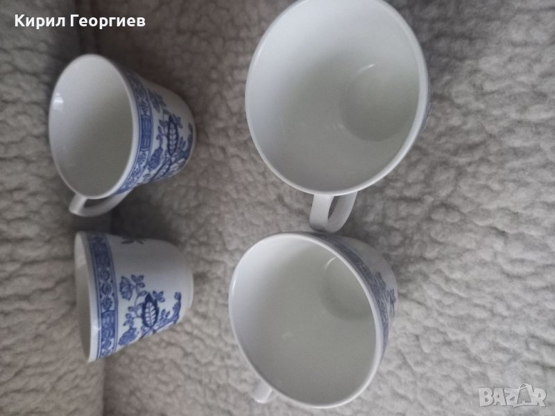 Четири красиви порцеланови чаши за чай. , снимка 1