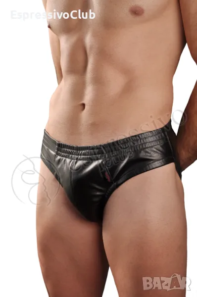 Мъжки кожени слипове, Оригинален подарък за мъже, снимка 1