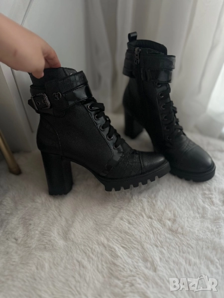 Черни боти обувки Eva Minge , снимка 1