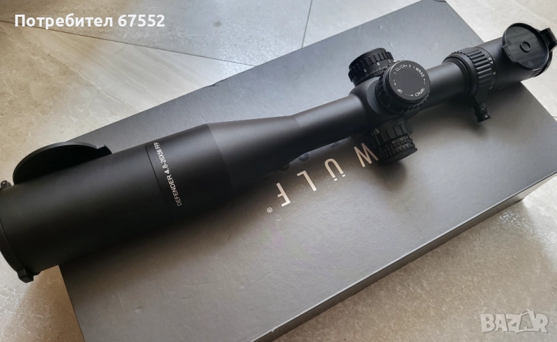 Оптика в първо фокална Wulf Defender 4.8-26x56 с подсветка и 34мм. тубос., снимка 1