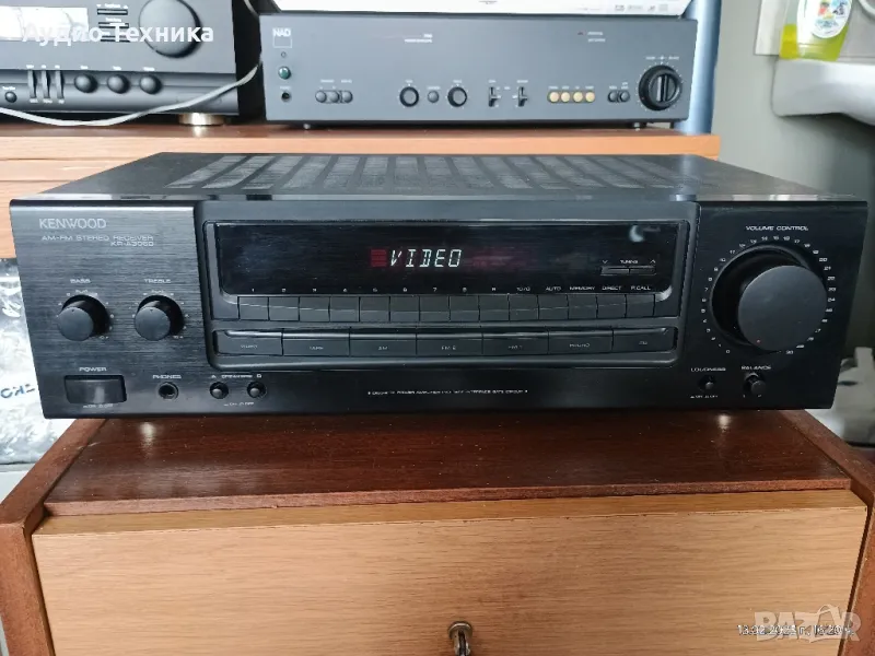 Усилвател с вграден тунер Kenwood KR-A3060. Перфектен! Разгледайте и другите ми обяви., снимка 1