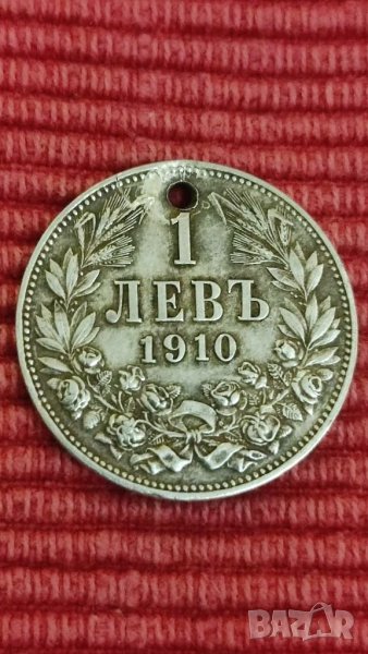 Сребърен1 лев 1910 г. , снимка 1