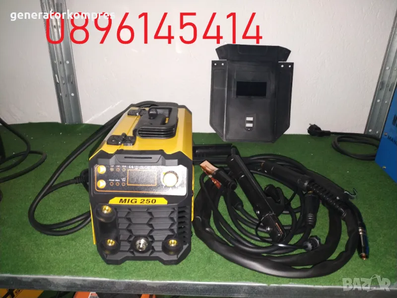 БЕЗГАЗОВО 250А МИНИ 4,5кг Електрожен + Телоподаващо с ЕВРОБУКСА - 2025, снимка 1