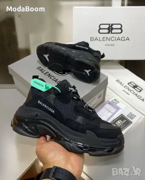 Balenciaga мъжки черни маратонки , снимка 1