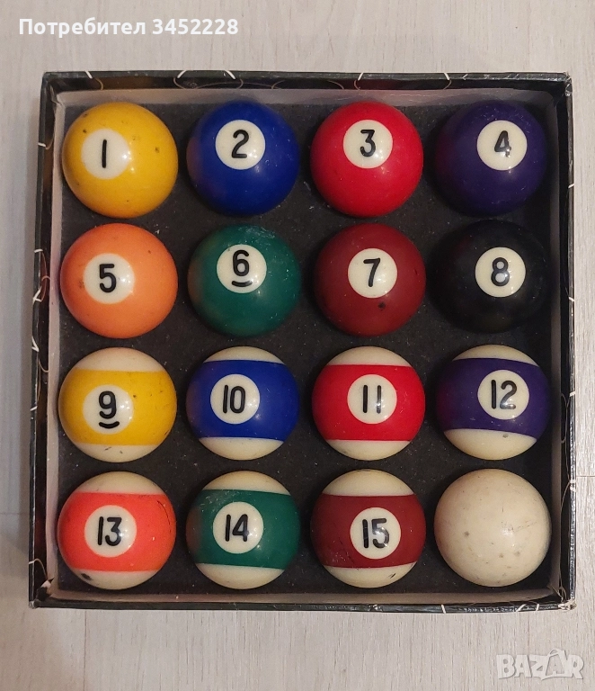 топки за билярд за ценители , снимка 1