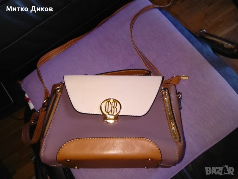 Cressberry нова маркова кожена чанта 27х19х12см, снимка 1