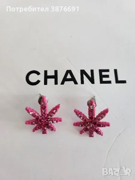 Обеци розови , снимка 1